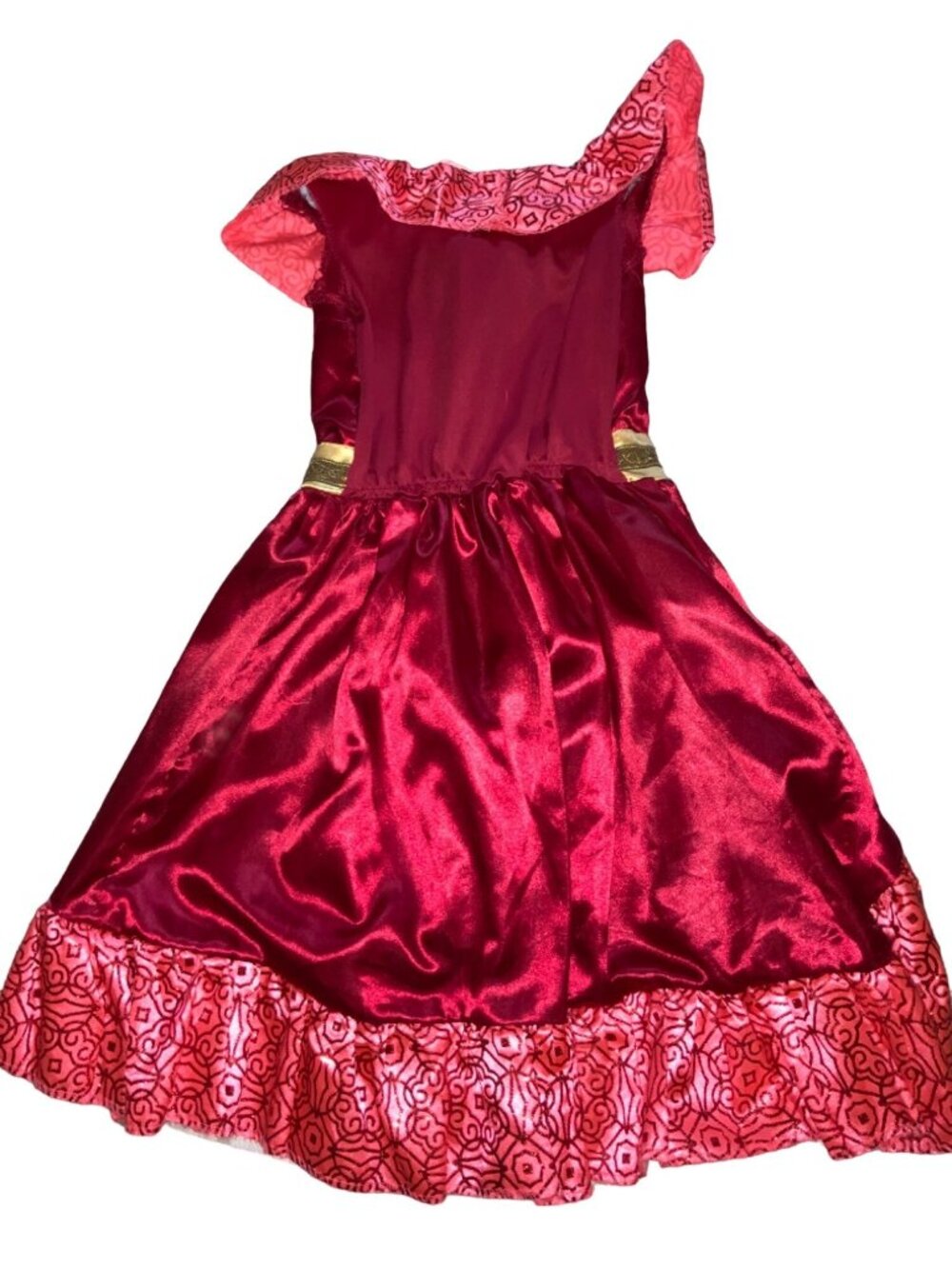 Disney Princess Elena of Avalor Girls Red Dress Up Costume 4-6X by Jakks - Picture 4 of 12